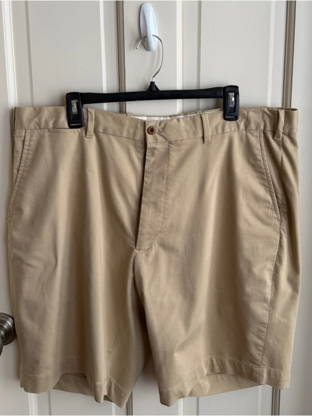Polo by Ralph Lauren Beige Flat-Front Men's Golf Classic Fit Shorts